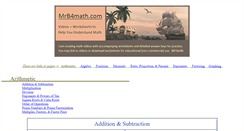 Desktop Screenshot of mrb4math.com