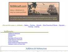 Tablet Screenshot of mrb4math.com